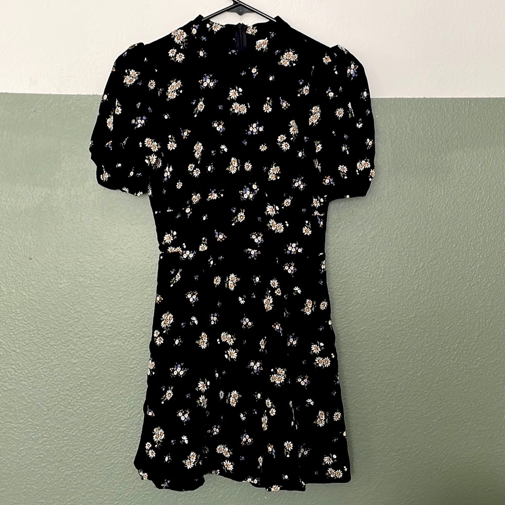 REFORMATION Maylin Floral Print Dress In Daisy
